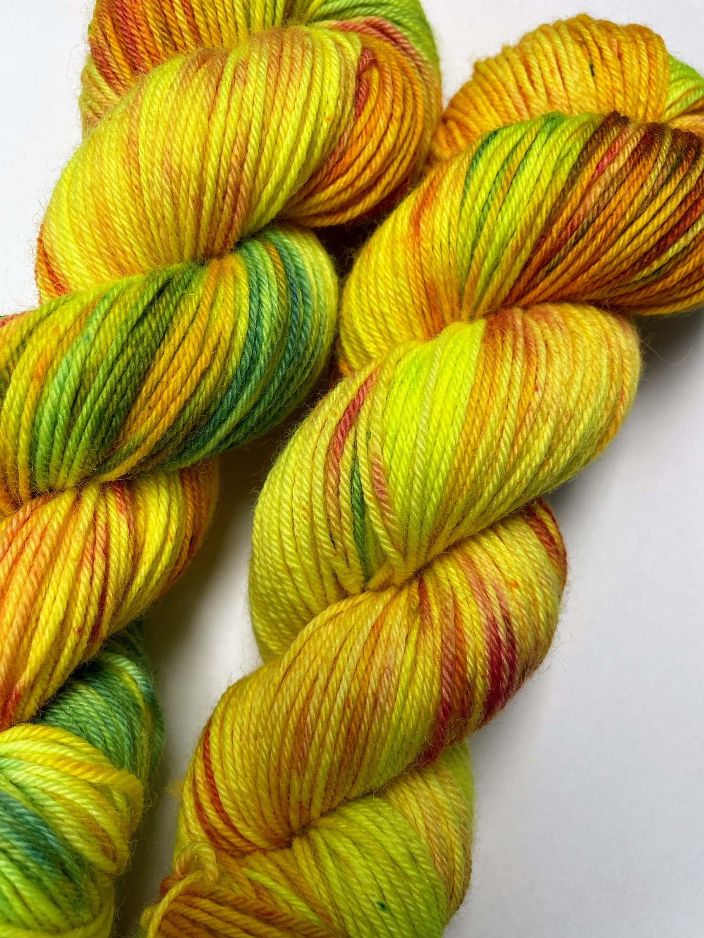 100g DK BFL Marigold Hand-dyed Yarn
