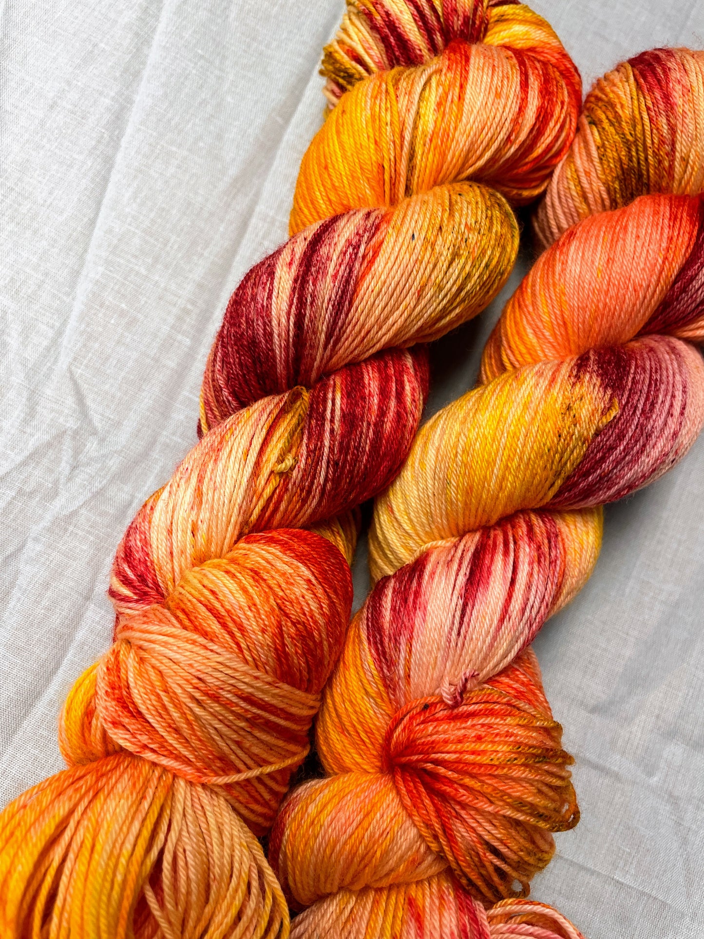 100g Sock Super Fire Sprinkles - Hand-dyed Yarn