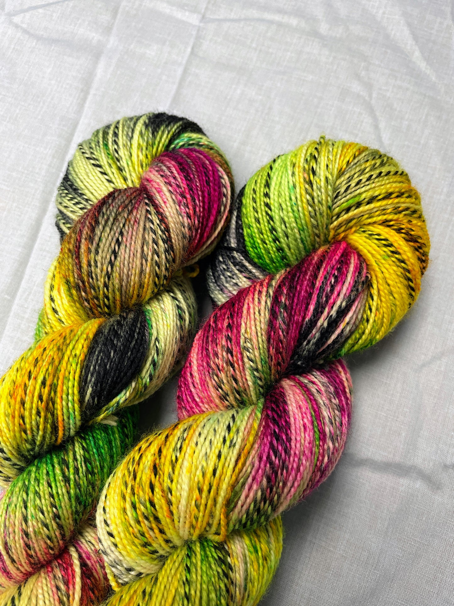 100g Sock Zebra Super Punk Rocker - Hand-dyed Yarn