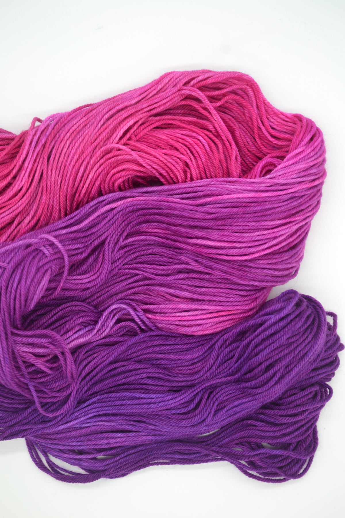 100g DK Fuchsia Hand-dyed Yarn