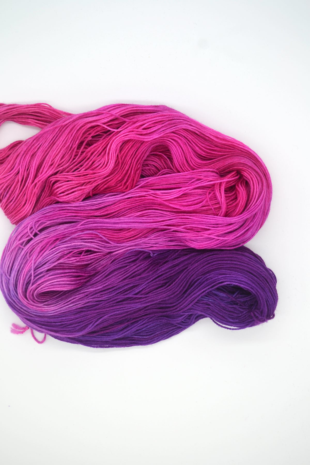 100g Sock Fuchsia Hand-dyed Yarn