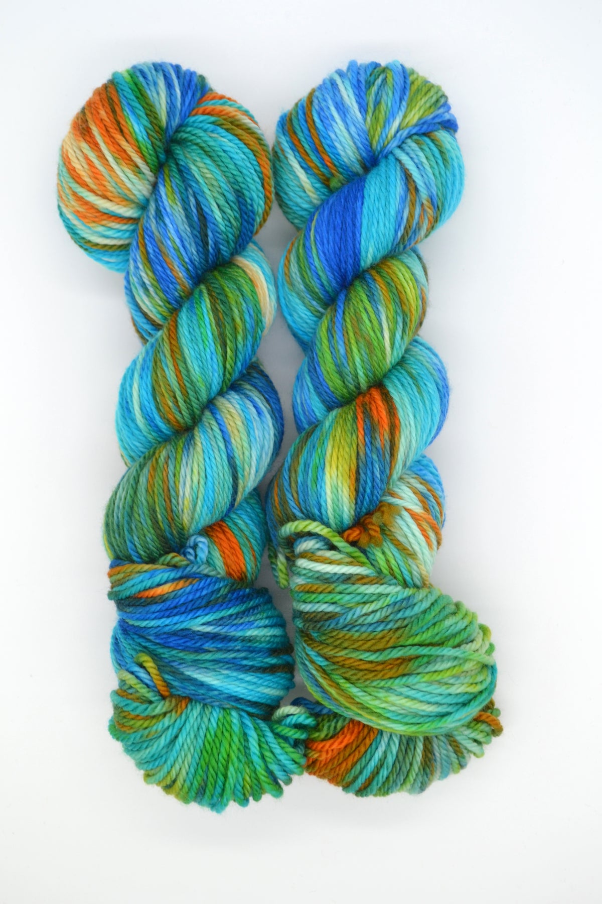 100g Aran Common Kingfisher Hand-dyed Yarn