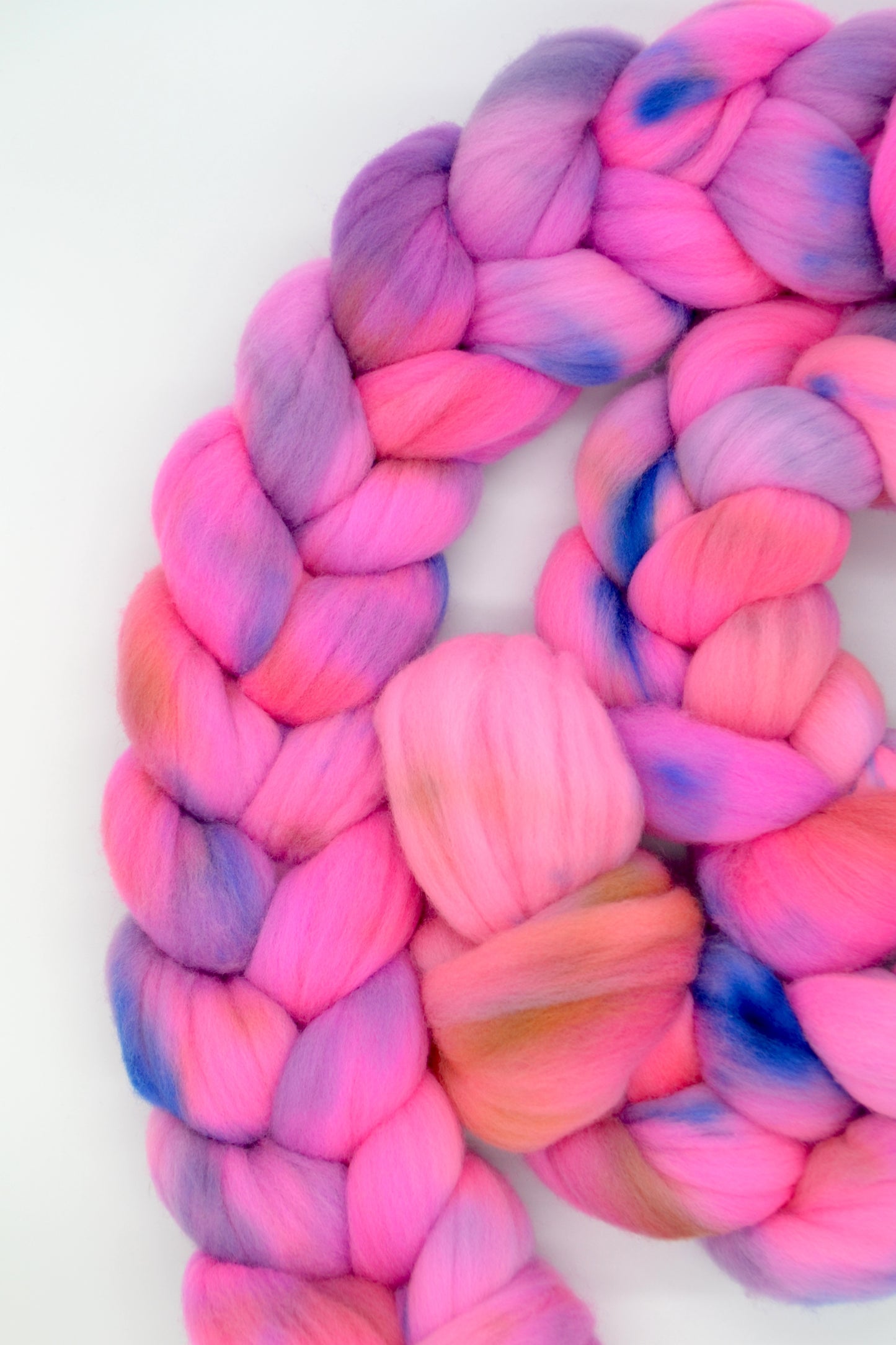 Rambouillet - Splash! 100g Hand-dyed Fibre