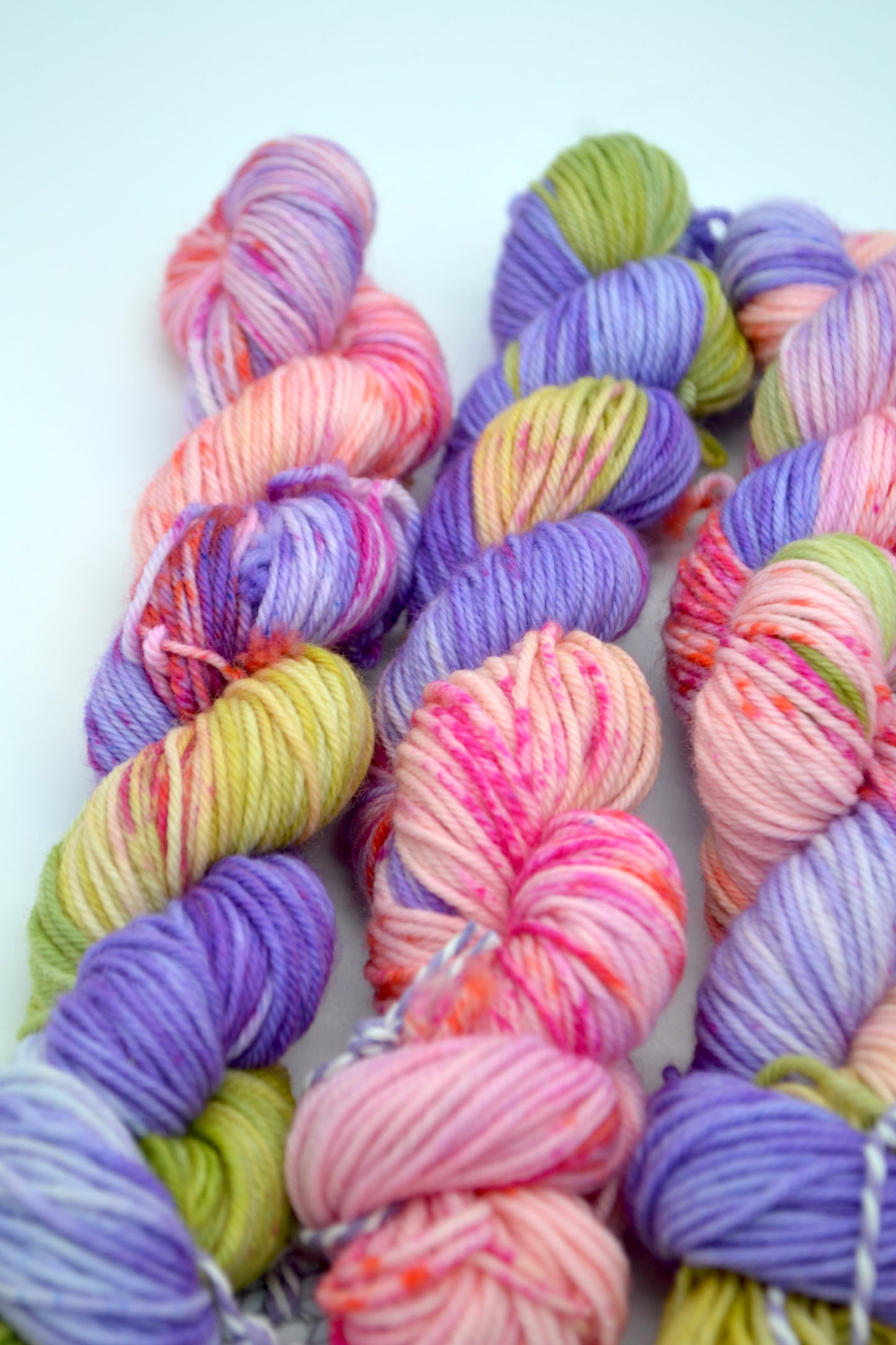 50g DK Pink Passion Flower Hand-dyed Yarn