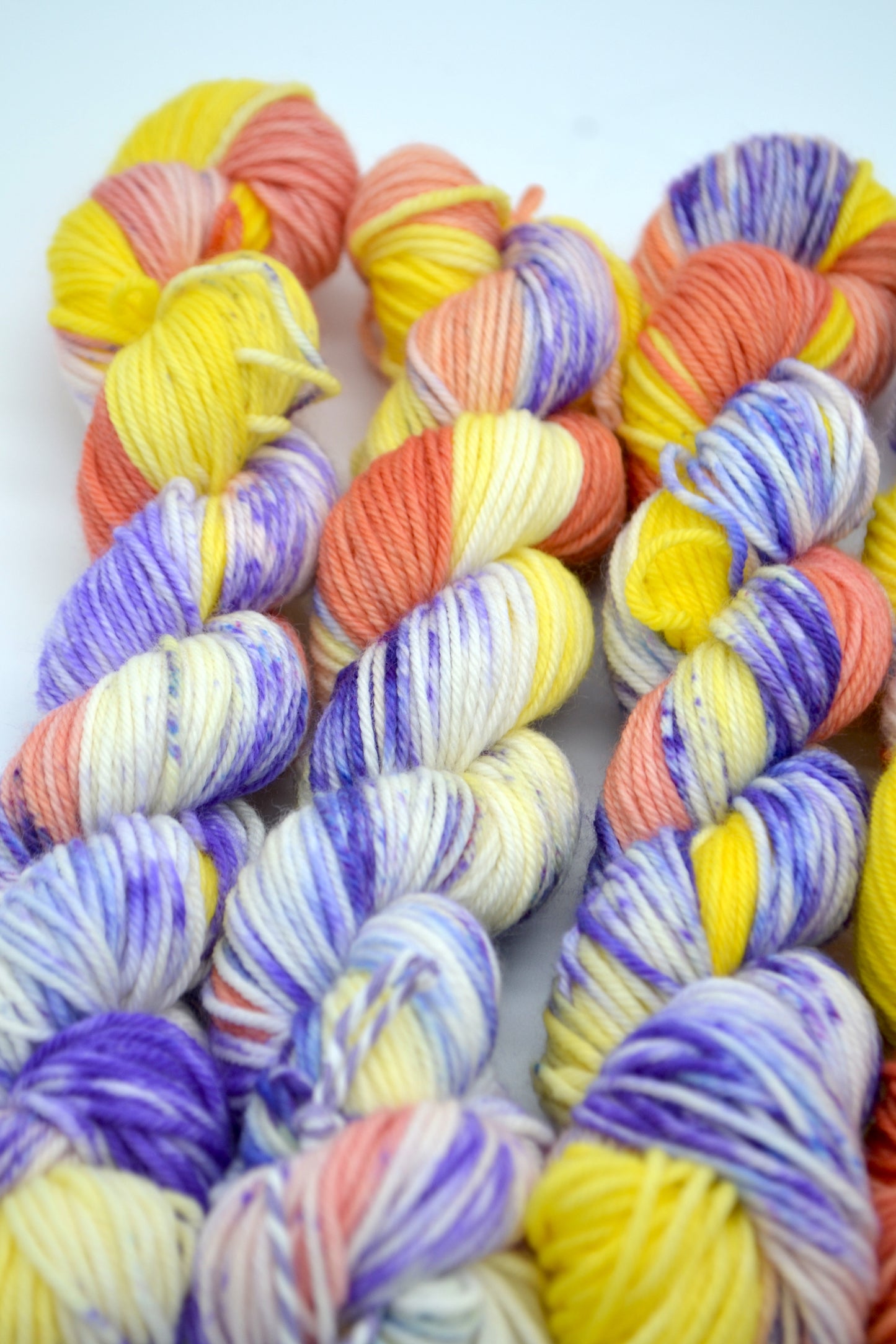 50g DK Pansy Flower Hand-dyed Yarn