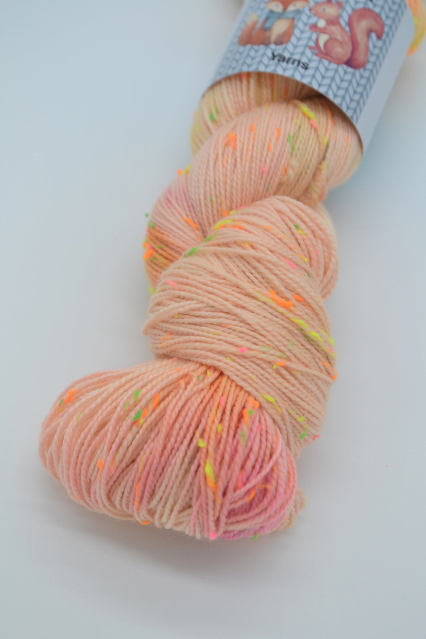100g 4ply Neon Neps Fruit Cocktail Hand-dyed Yarn