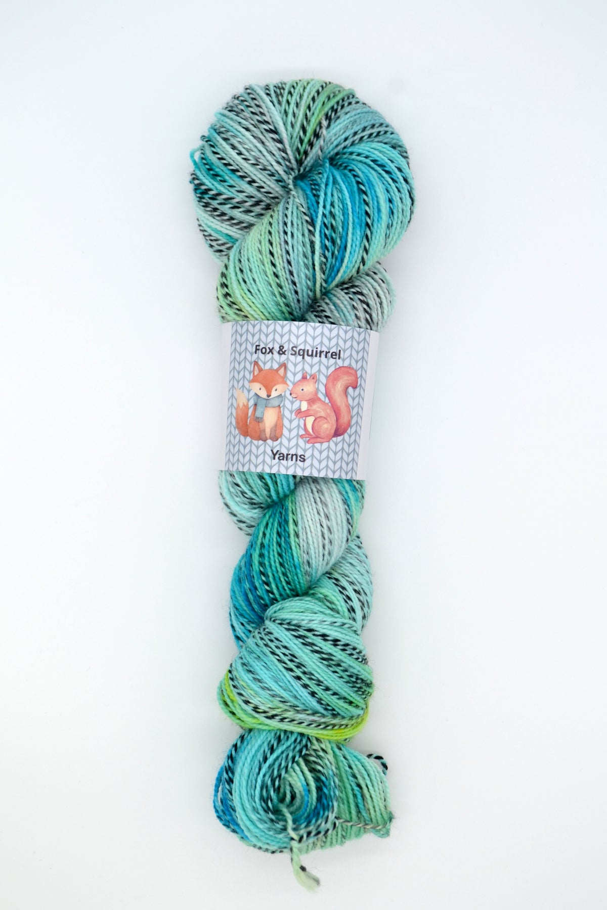 100g Sock Zebra Whirlpool Hand-dyed Yarn