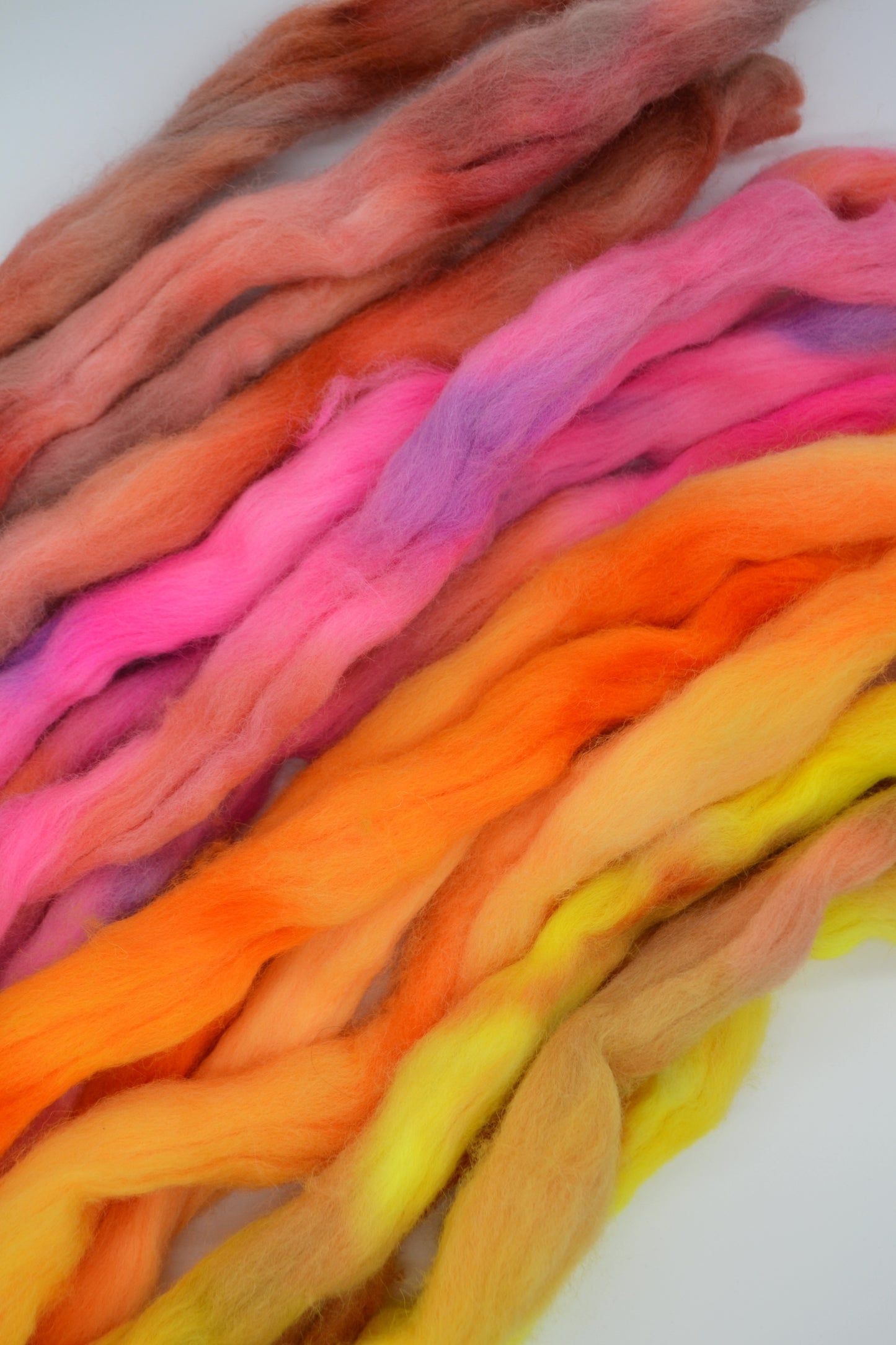Corriedale - 200g Hand-dyed Fibre Pack