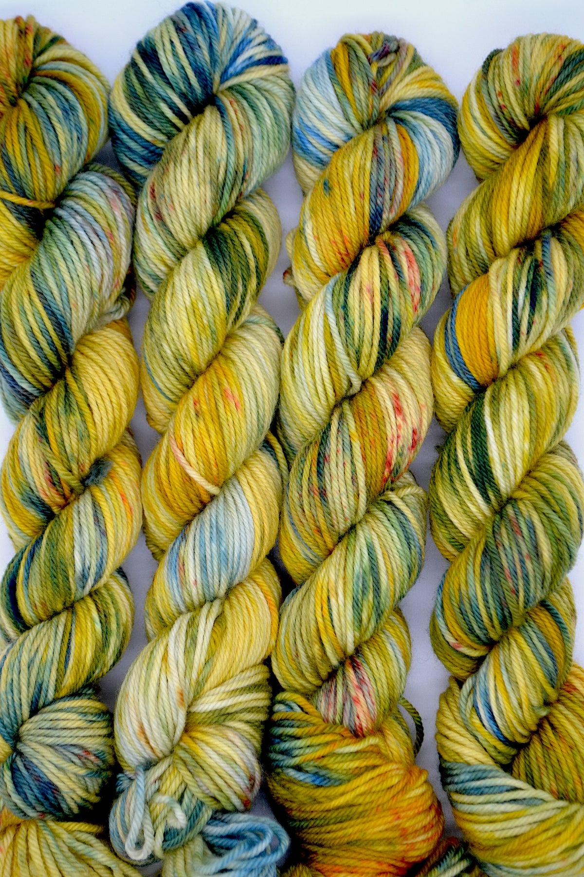 50g DK Mustard Mountain Hand-dyed Yarn