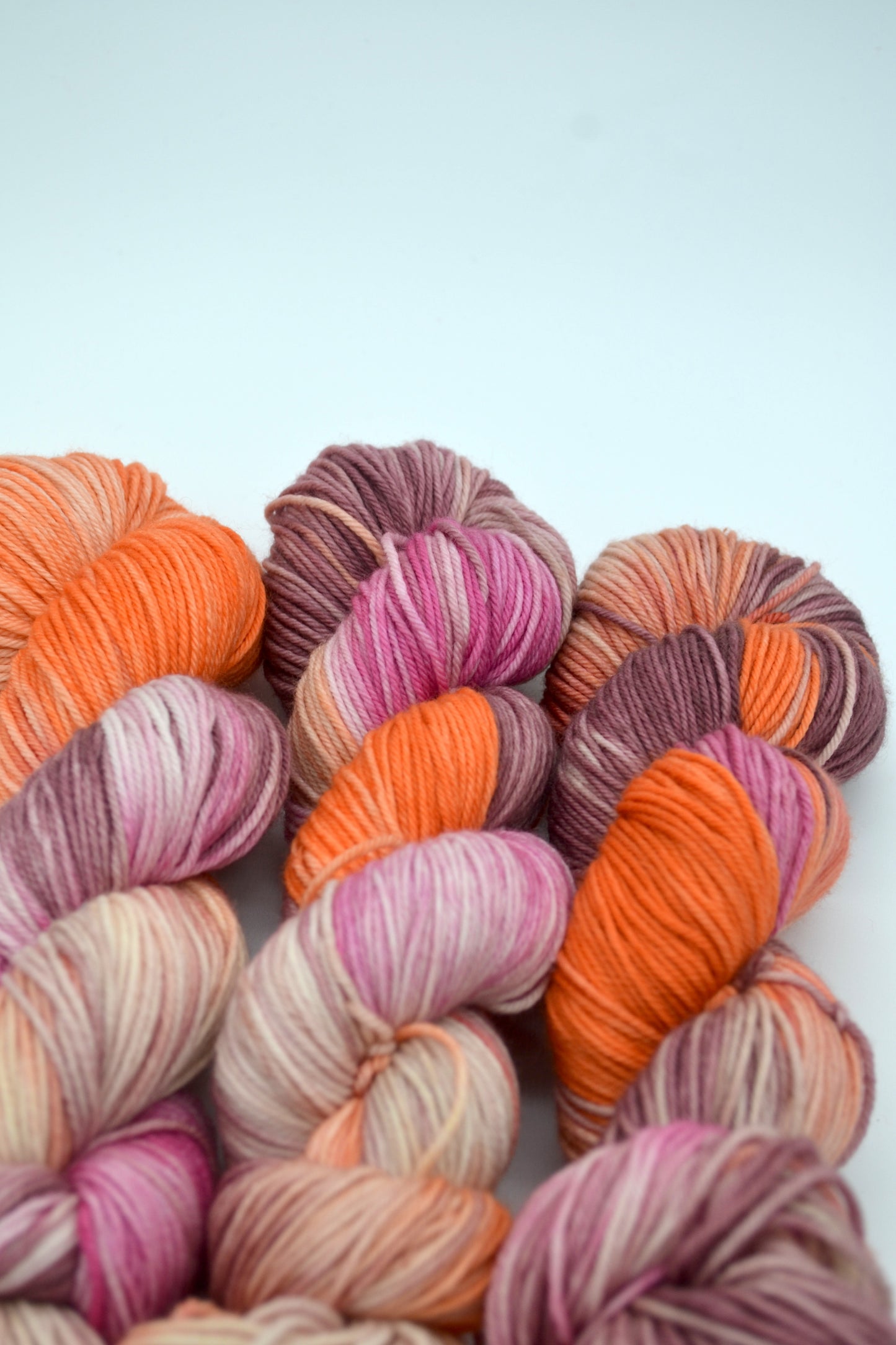 100g DK Apricot Fool Hand-dyed Yarn