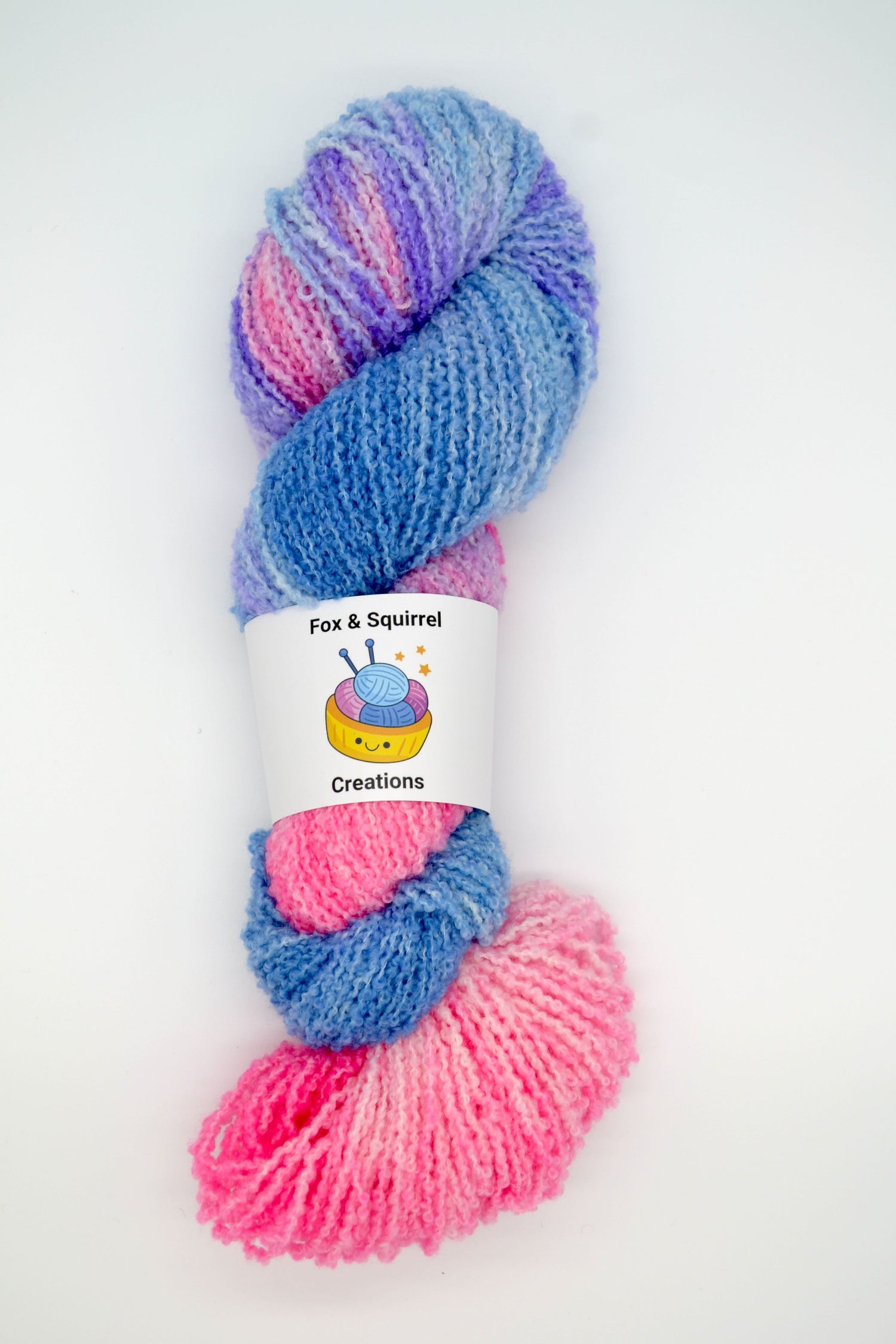 100g DK Boucle Hand-dyed Yarn
