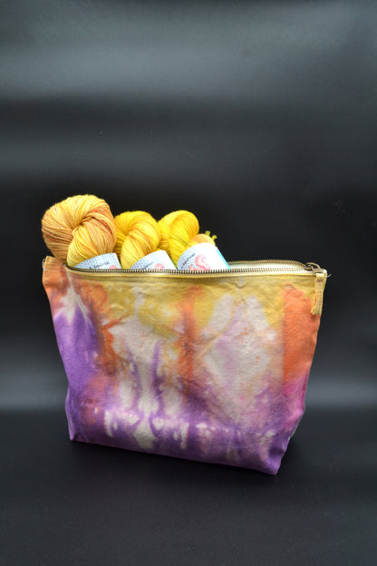 Wildflower Tie Dye Project Pouch