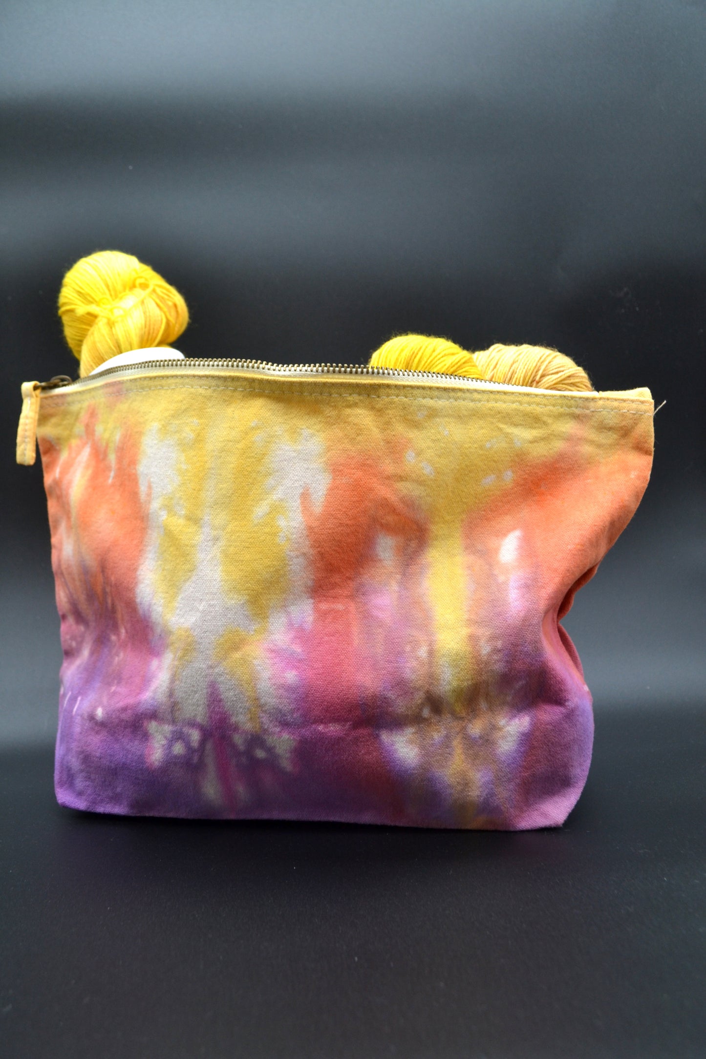 Wildflower Tie Dye Project Pouch