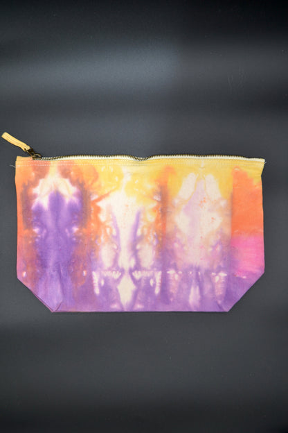 Wildflower Tie Dye Project Pouch