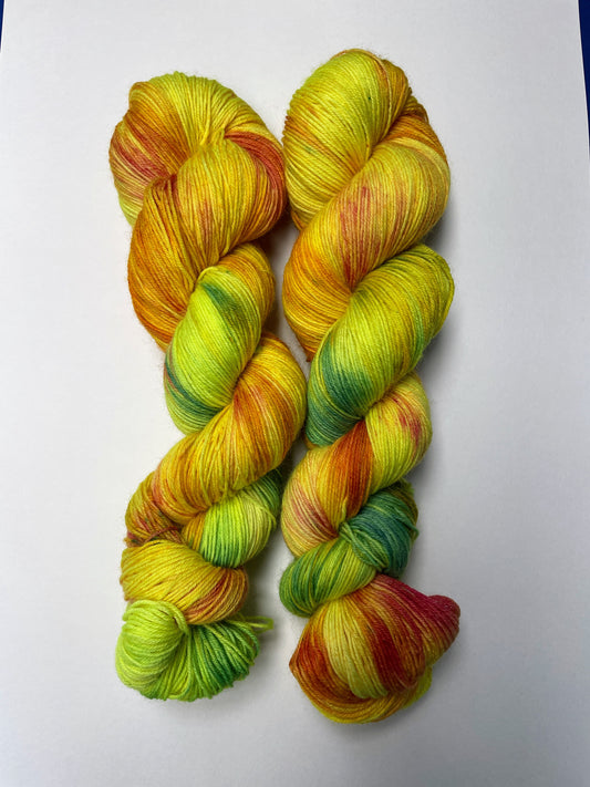 100g 4ply BFL Marigold Hand-dyed Yarn