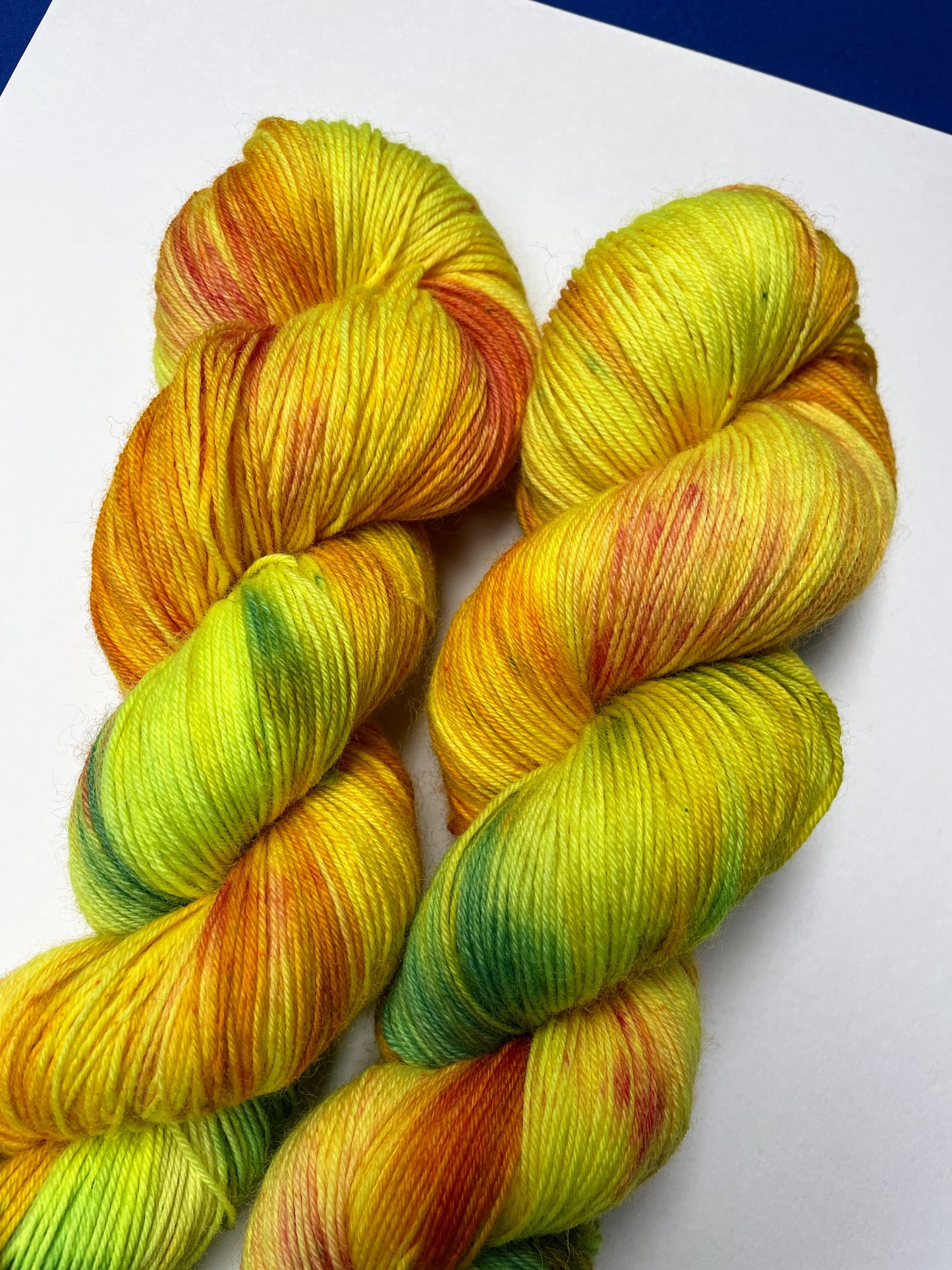 100g DK BFL Marigold Hand-dyed Yarn