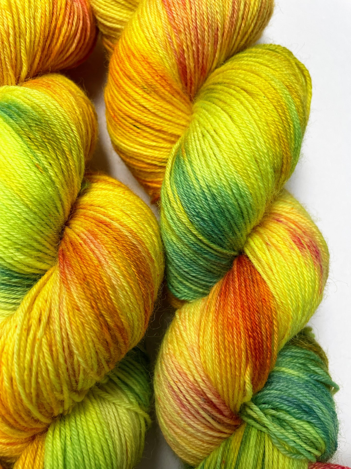 100g DK BFL Marigold Hand-dyed Yarn