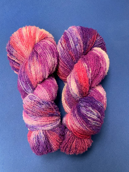 100g DK Boucle Forest Fruits Hand-dyed Yarn