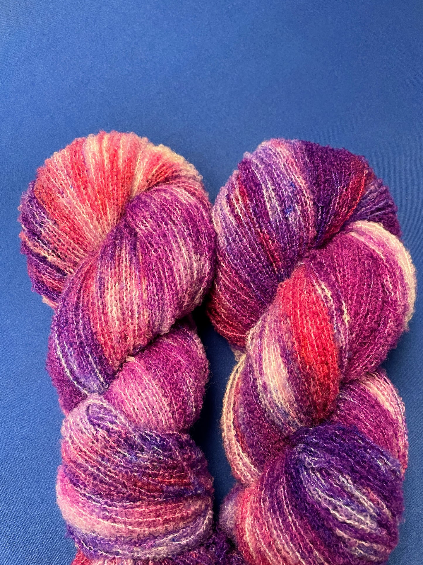 100g DK Boucle Forest Fruits Hand-dyed Yarn