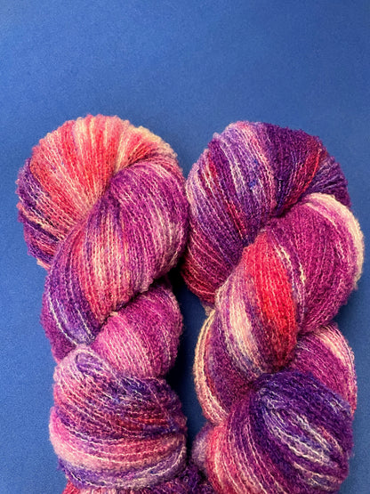 100g DK Boucle Forest Fruits Hand-dyed Yarn