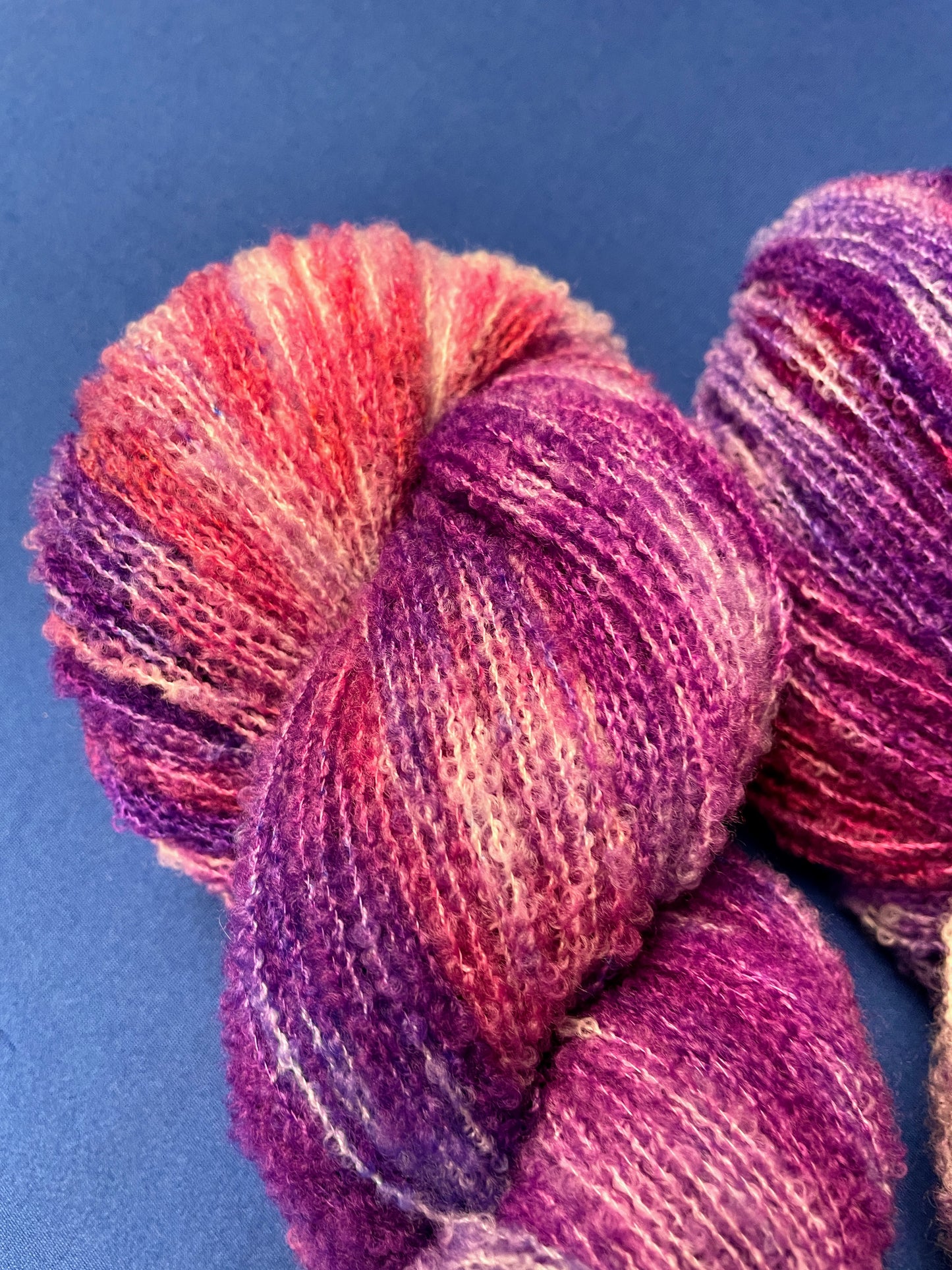 100g DK Boucle Forest Fruits Hand-dyed Yarn