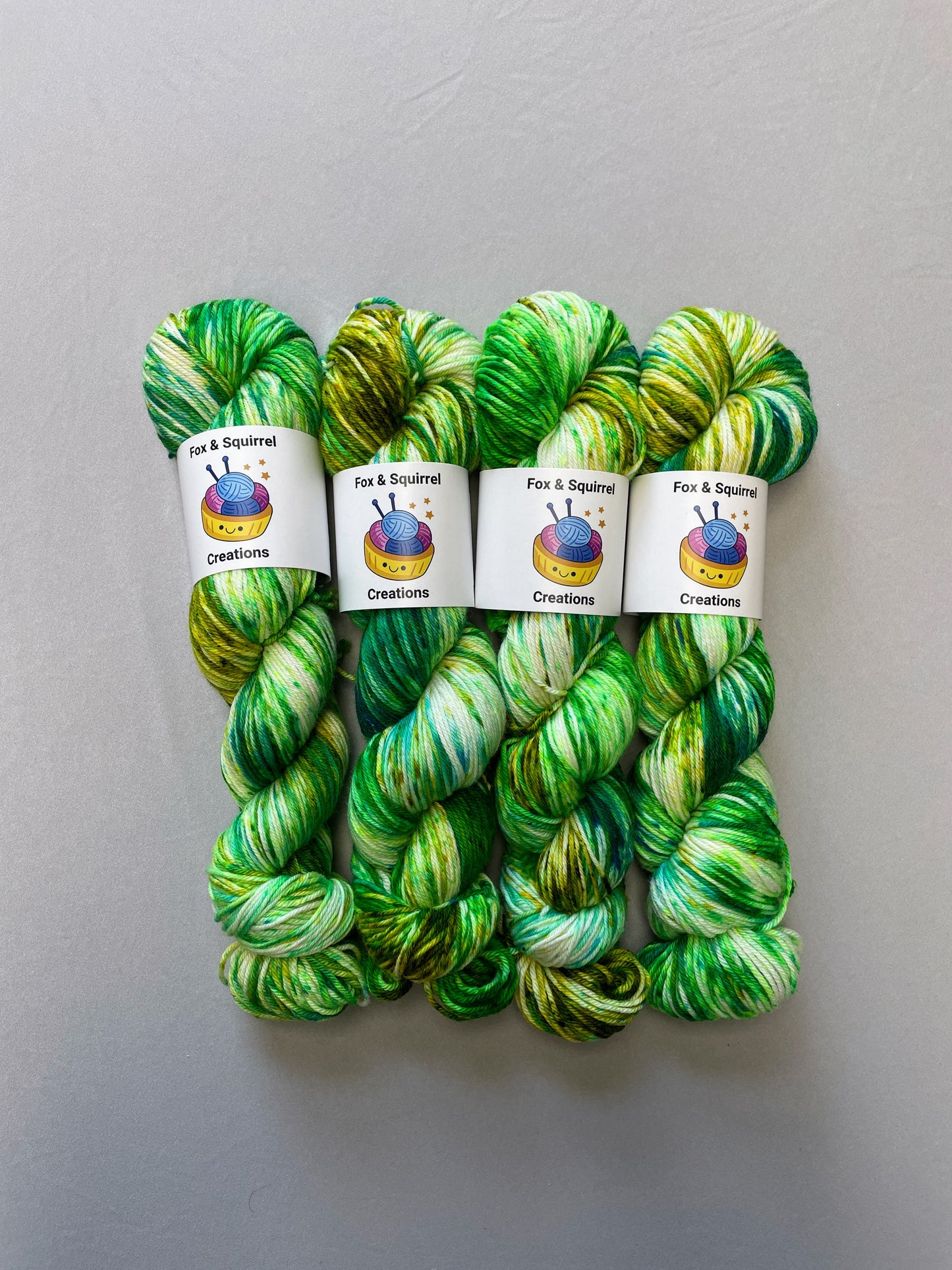 100g DK Apple Sprinkles Hand-dyed Yarn