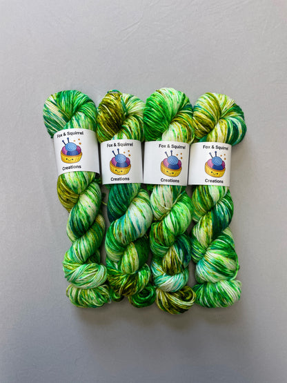100g DK Apple Sprinkles Hand-dyed Yarn