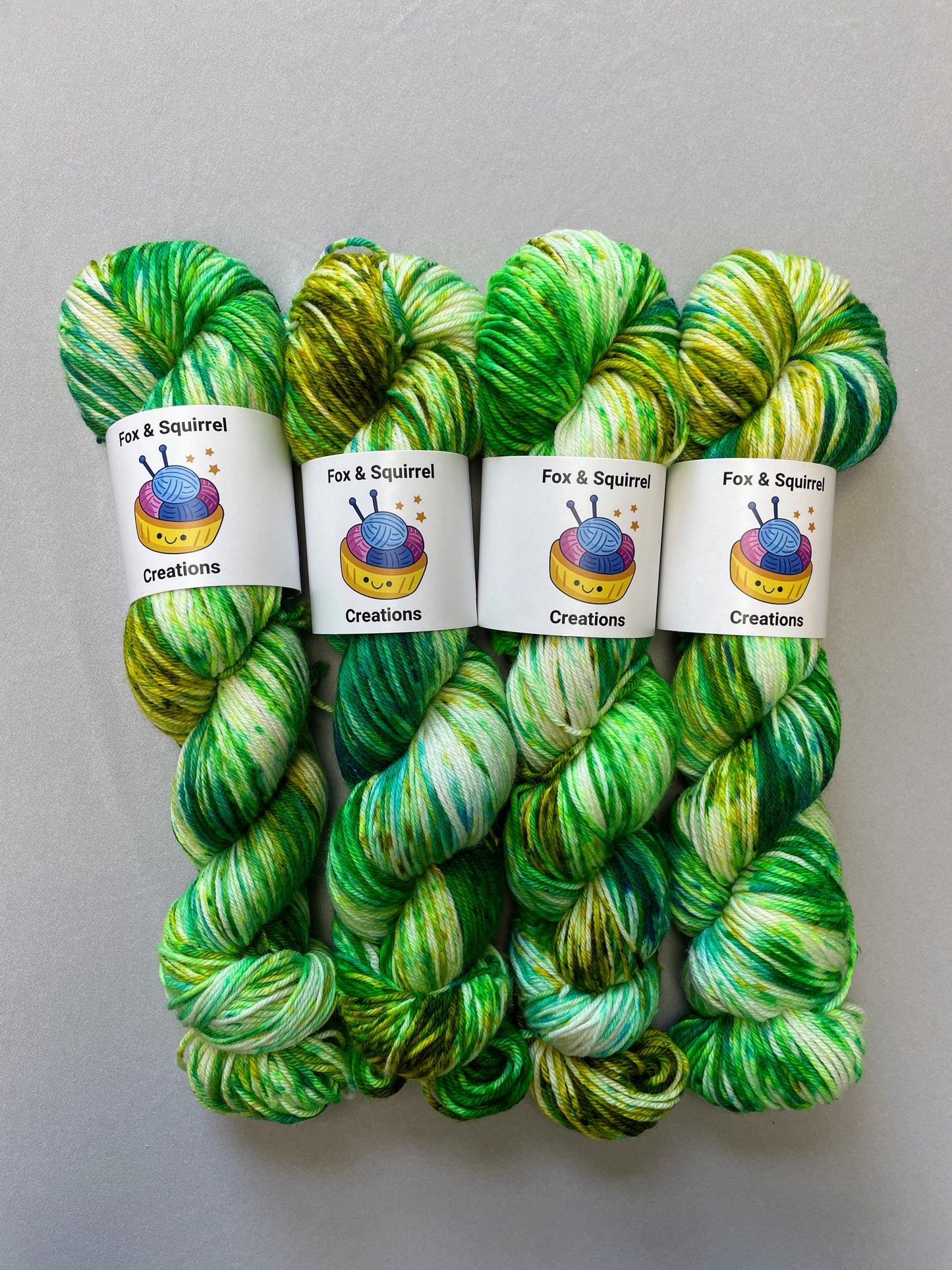 100g DK Apple Sprinkles Hand-dyed Yarn
