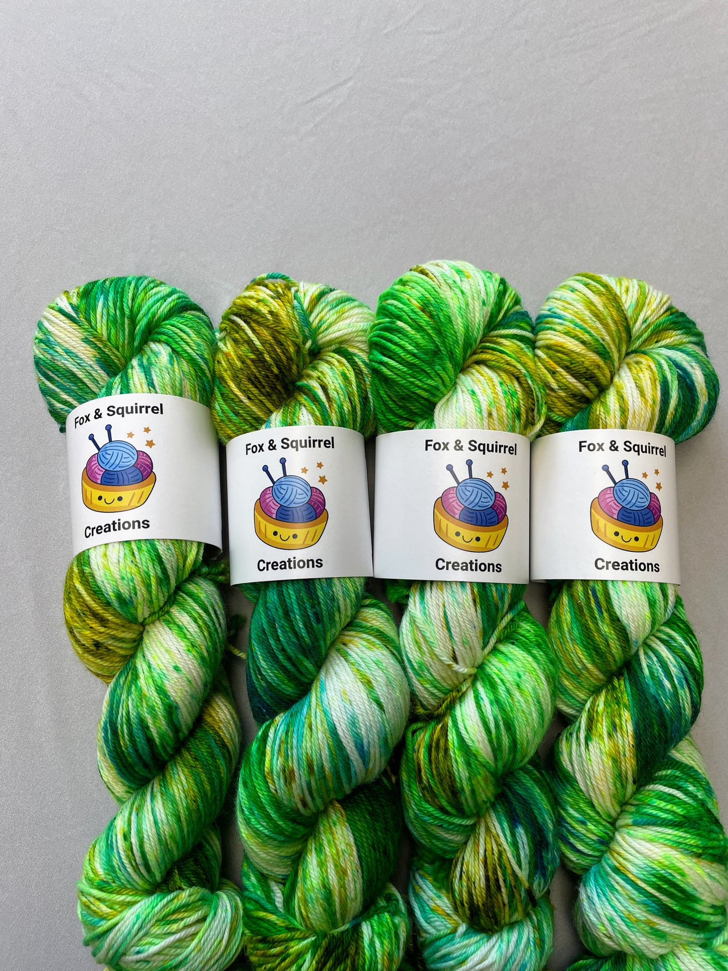 100g DK Apple Sprinkles Hand-dyed Yarn