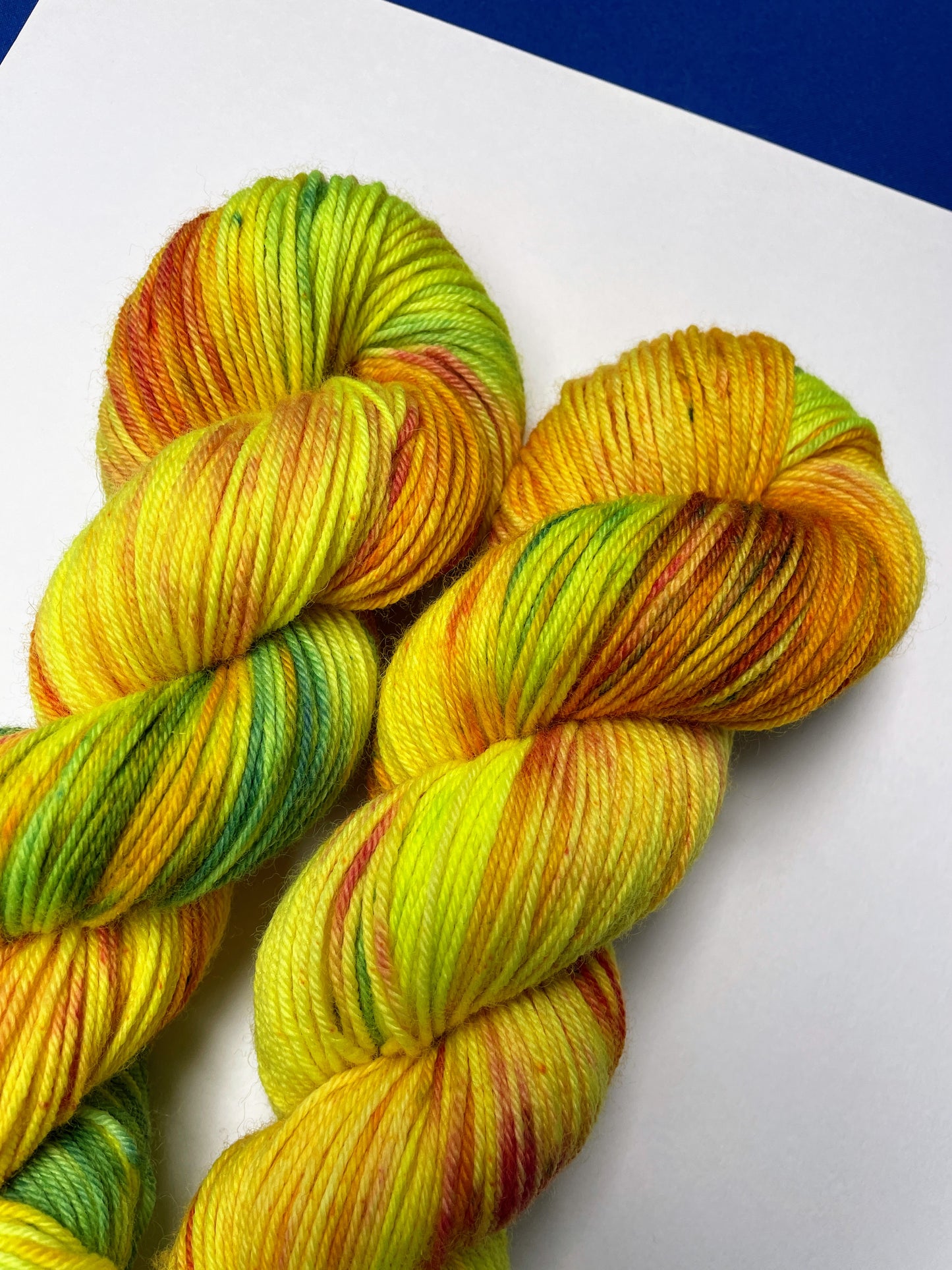 100g DK BFL Marigold Hand-dyed Yarn