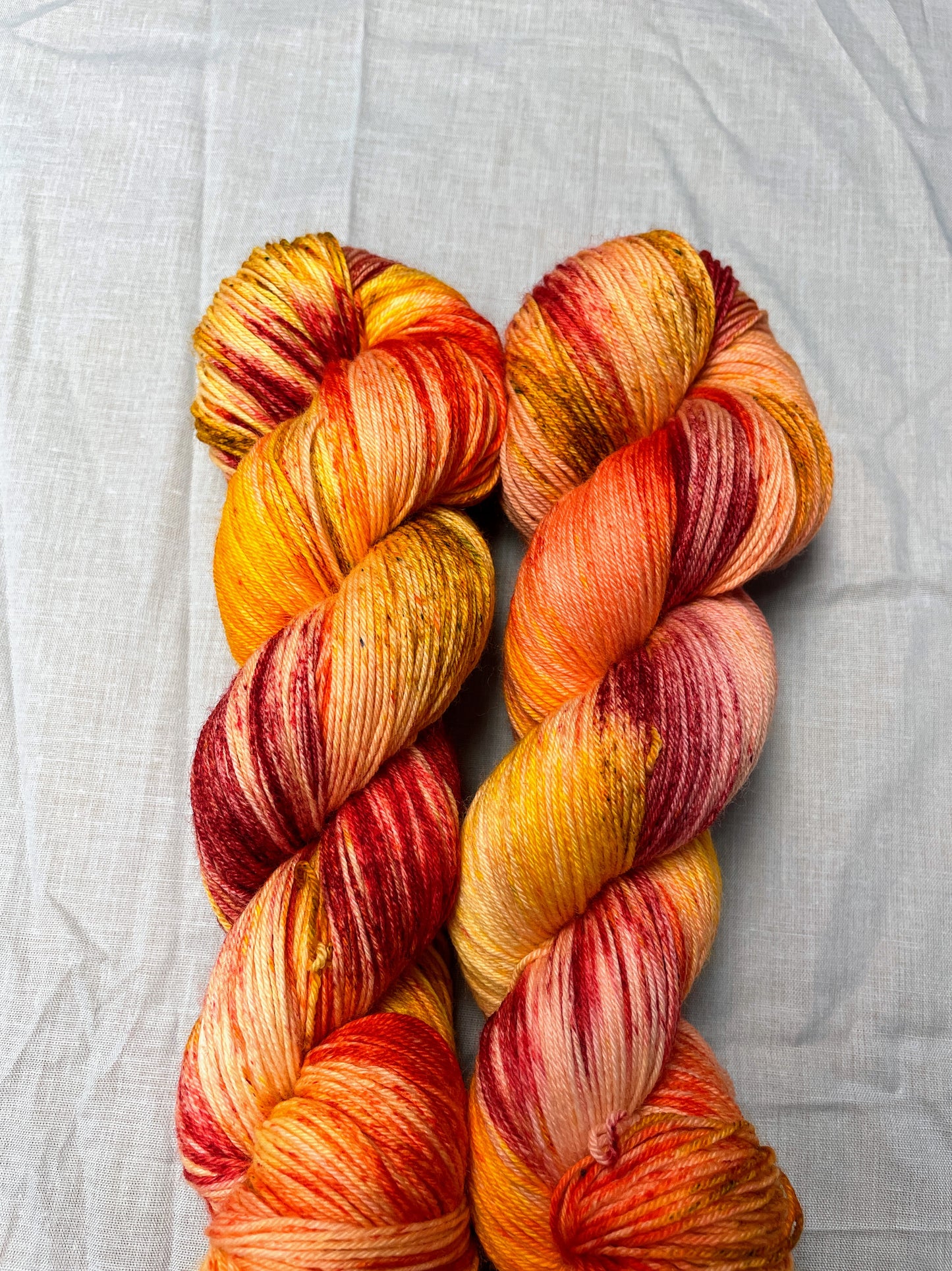 100g Sock Super Fire Sprinkles - Hand-dyed Yarn
