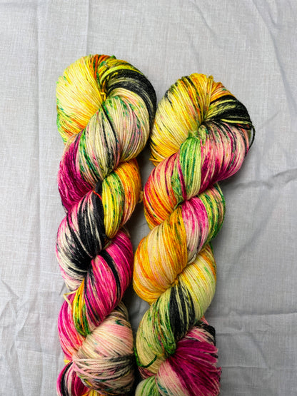 100g Sock Super Punk Rocker - Hand-dyed Yarn