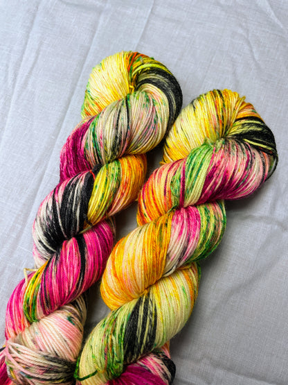 100g Sock Super Punk Rocker - Hand-dyed Yarn