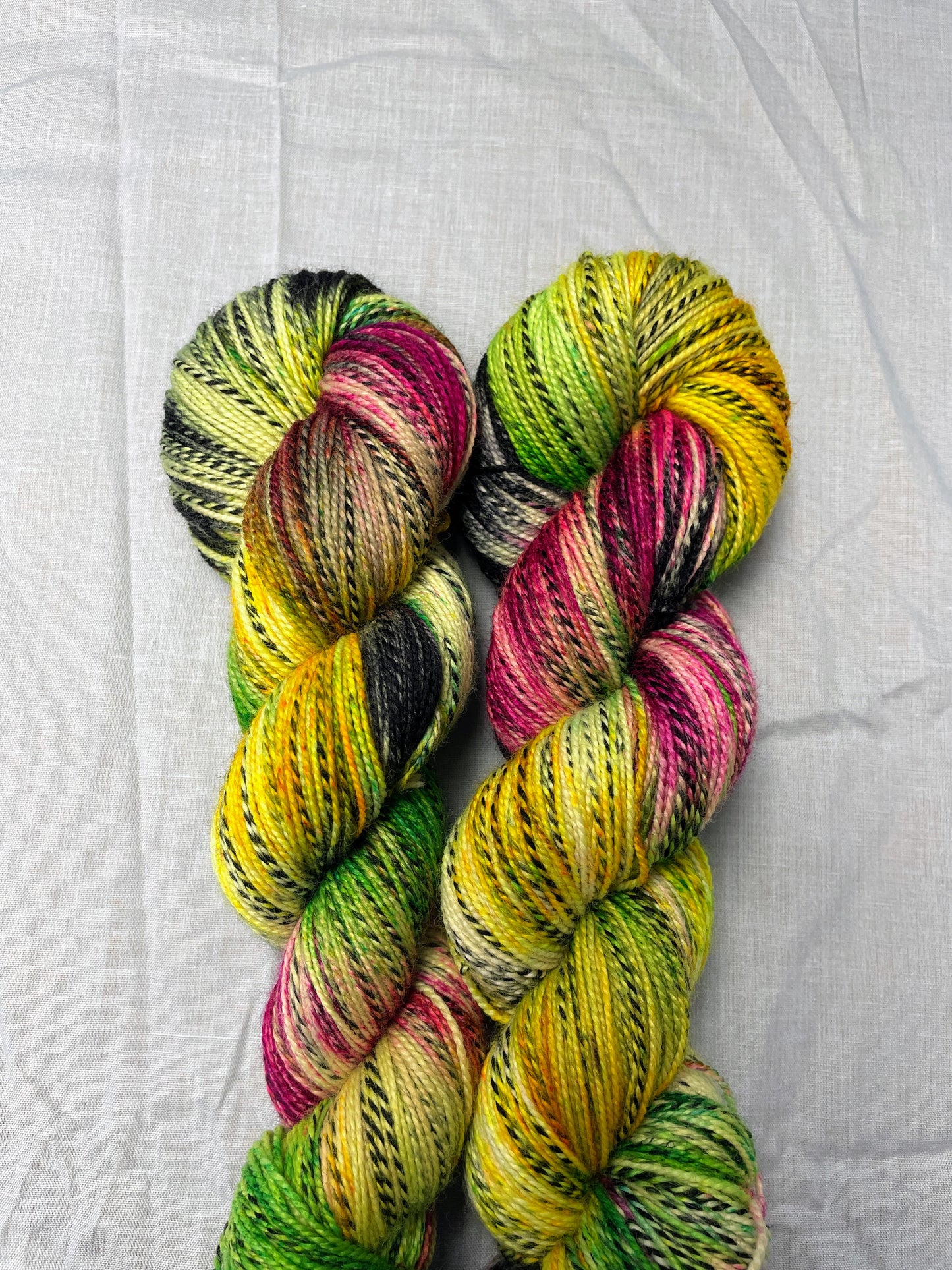 100g Sock Zebra Super Punk Rocker - Hand-dyed Yarn