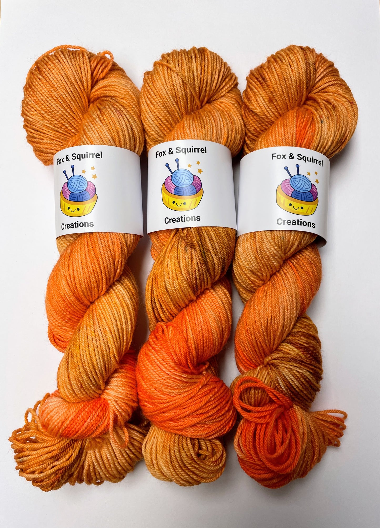 100g Sock Apricots Hand-dyed Yarn