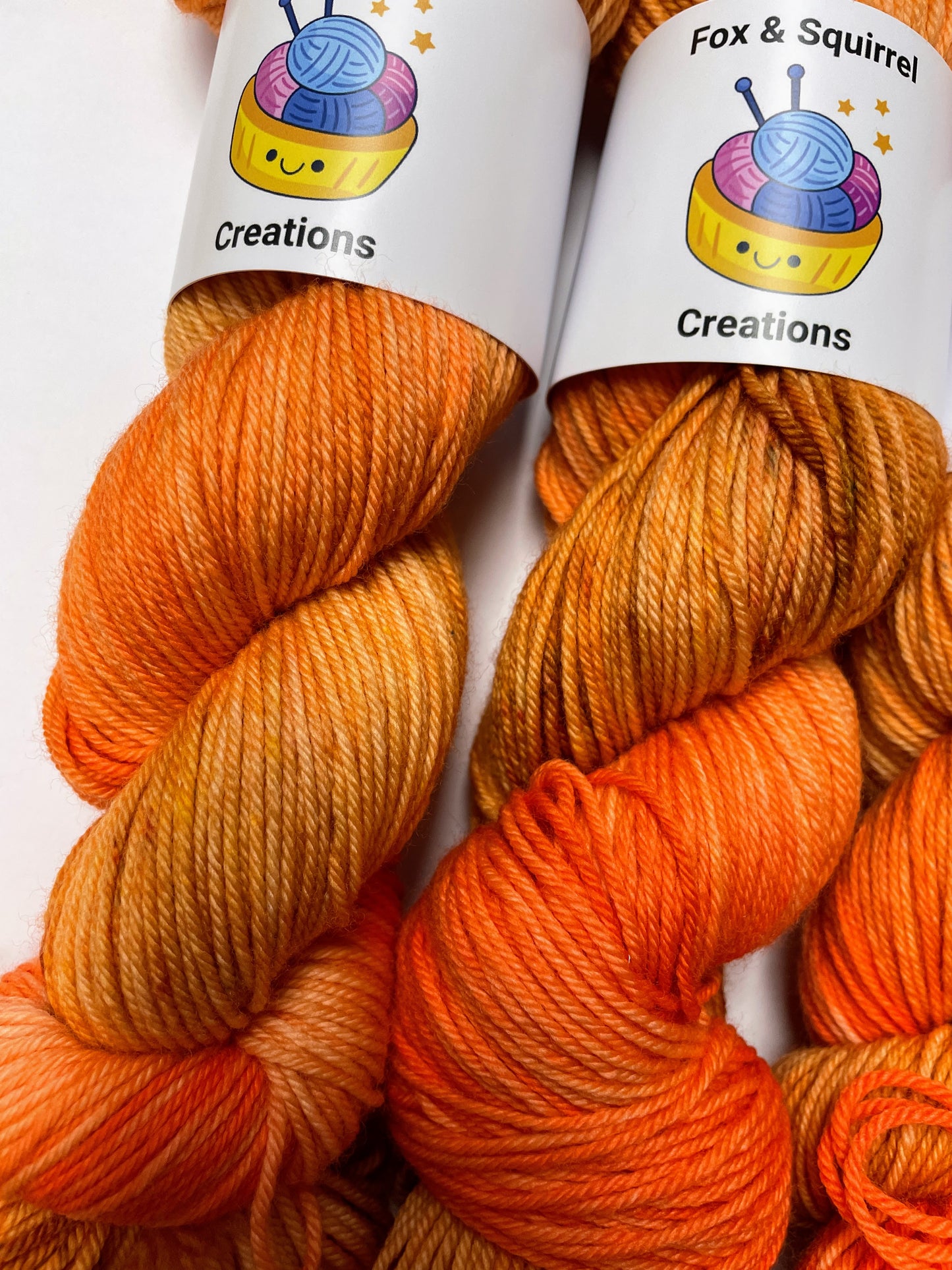 100g Sock Apricots Hand-dyed Yarn
