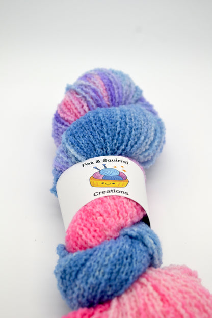 100g DK Boucle Sweet Candy Hand-dyed Yarn
