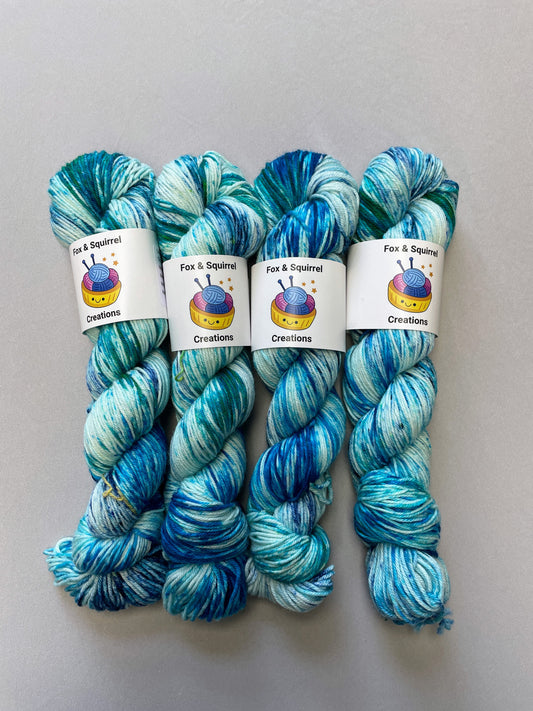 100g DK Ice Sprinkles Hand-dyed Yarn