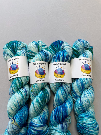 100g DK Ice Sprinkles Hand-dyed Yarn