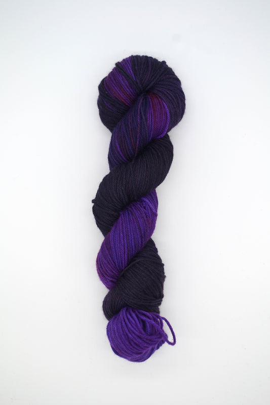 100g DK Midnight Witch Hand-dyed Yarn