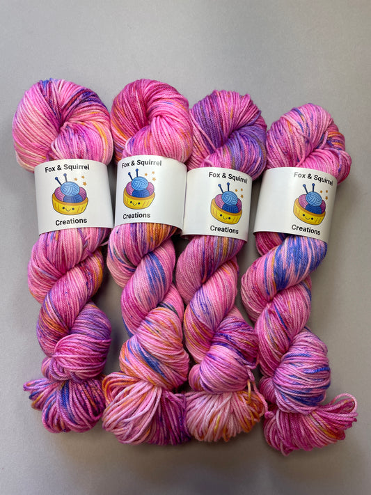 100g DK Spring Bouquet Hand-dyed Yarn