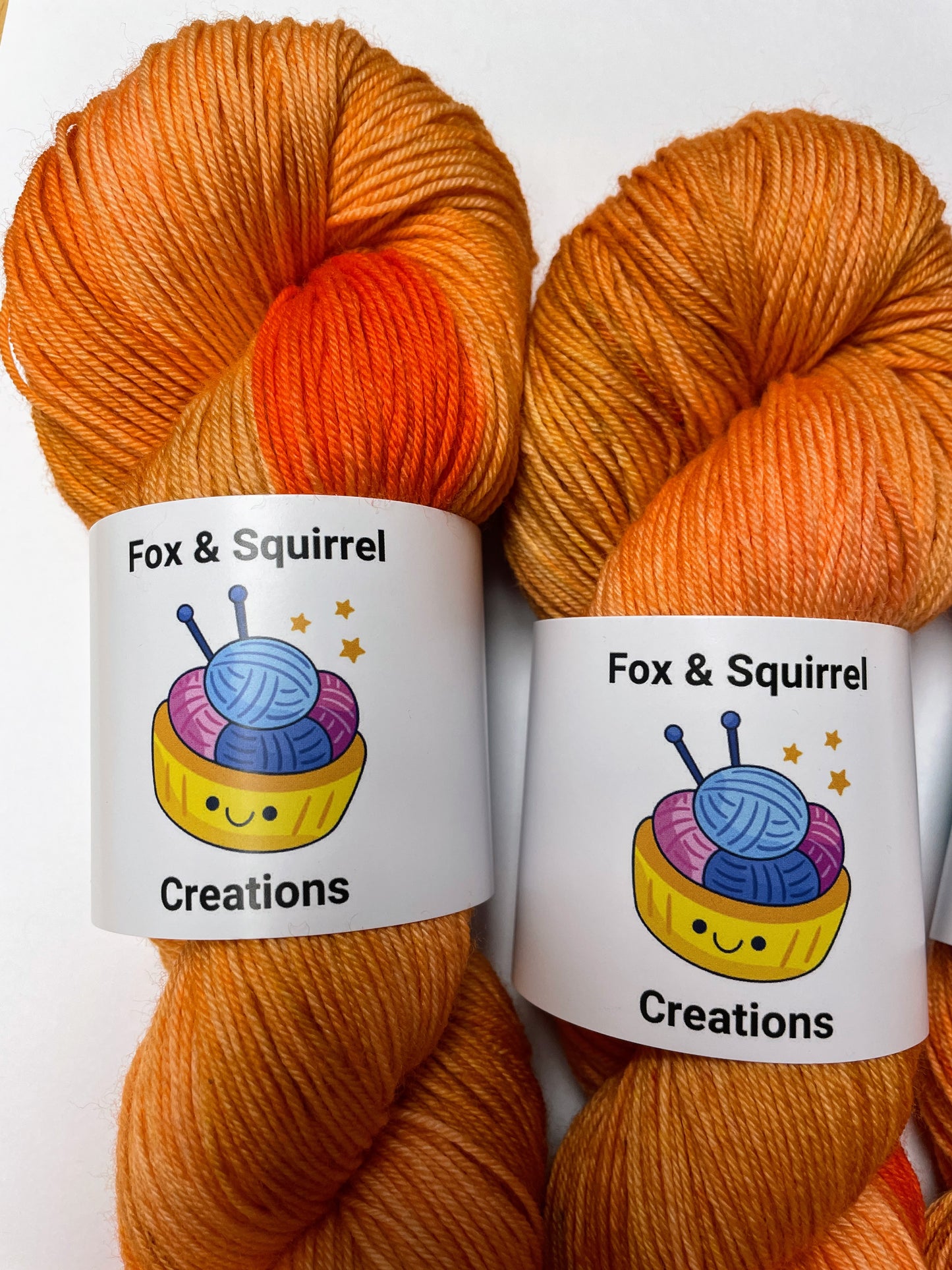 100g Sock Apricots Hand-dyed Yarn