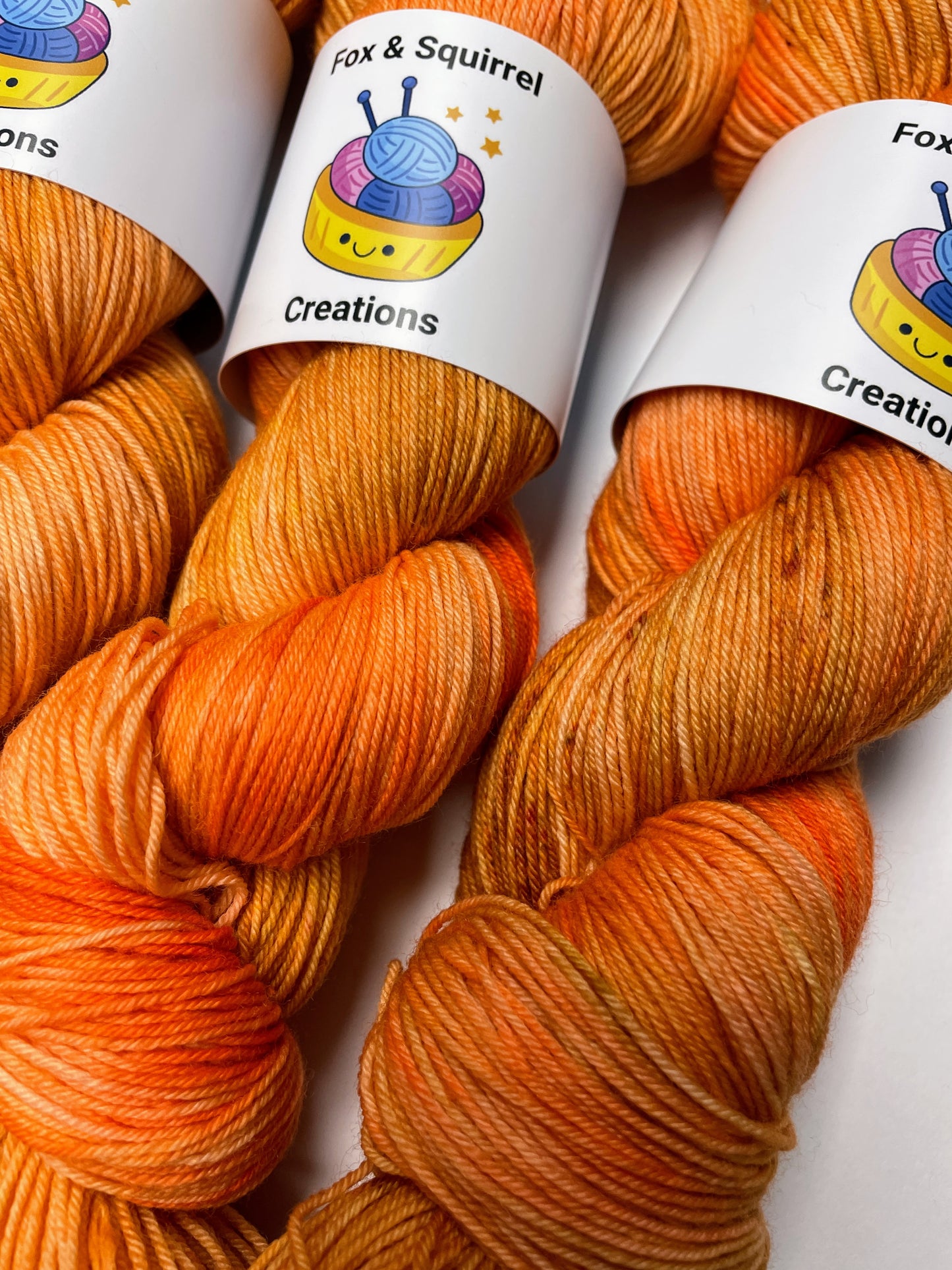 100g Sock Apricots Hand-dyed Yarn