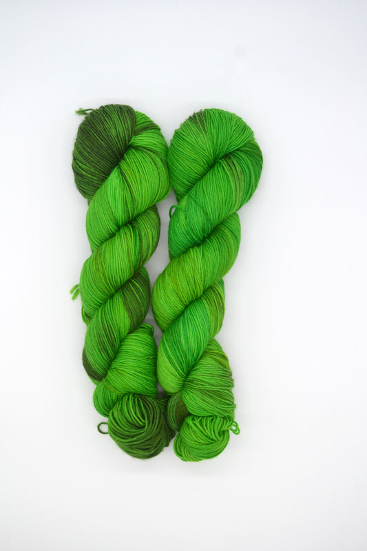 100g Sock Green Goblin Hand-dyed Yarn