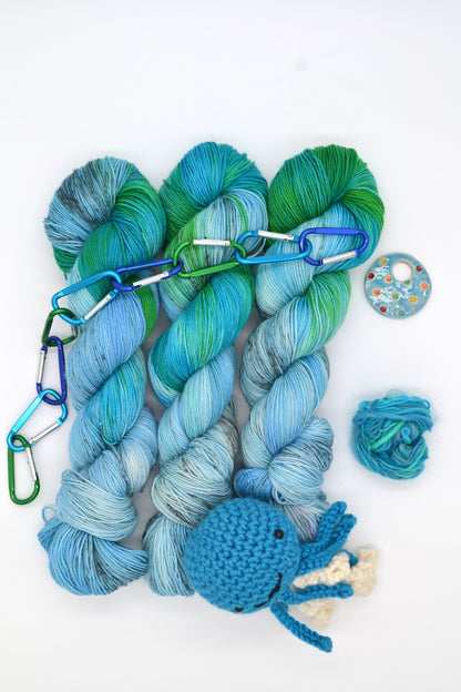 100g Sock Shoreline Hand-dyed Yarn