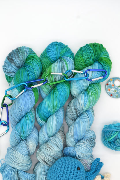 100g Sock Shoreline Hand-dyed Yarn