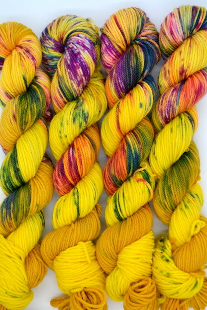 50g DK Berry Pancakes Hand-dyed Yarn