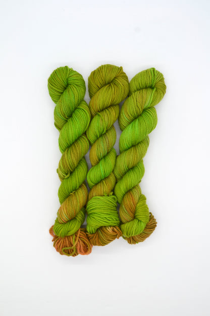 50g DK Green Gourds Hand-dyed Yarn