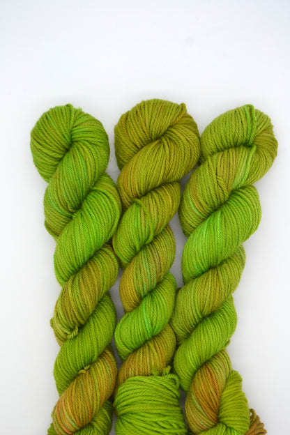 50g DK Green Gourds Hand-dyed Yarn