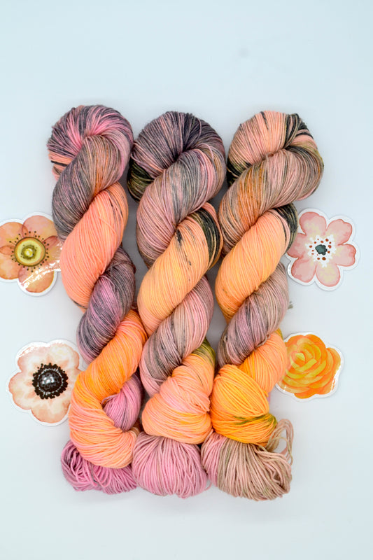 100g Sock Dusky Desert Hand-dyed Yarn